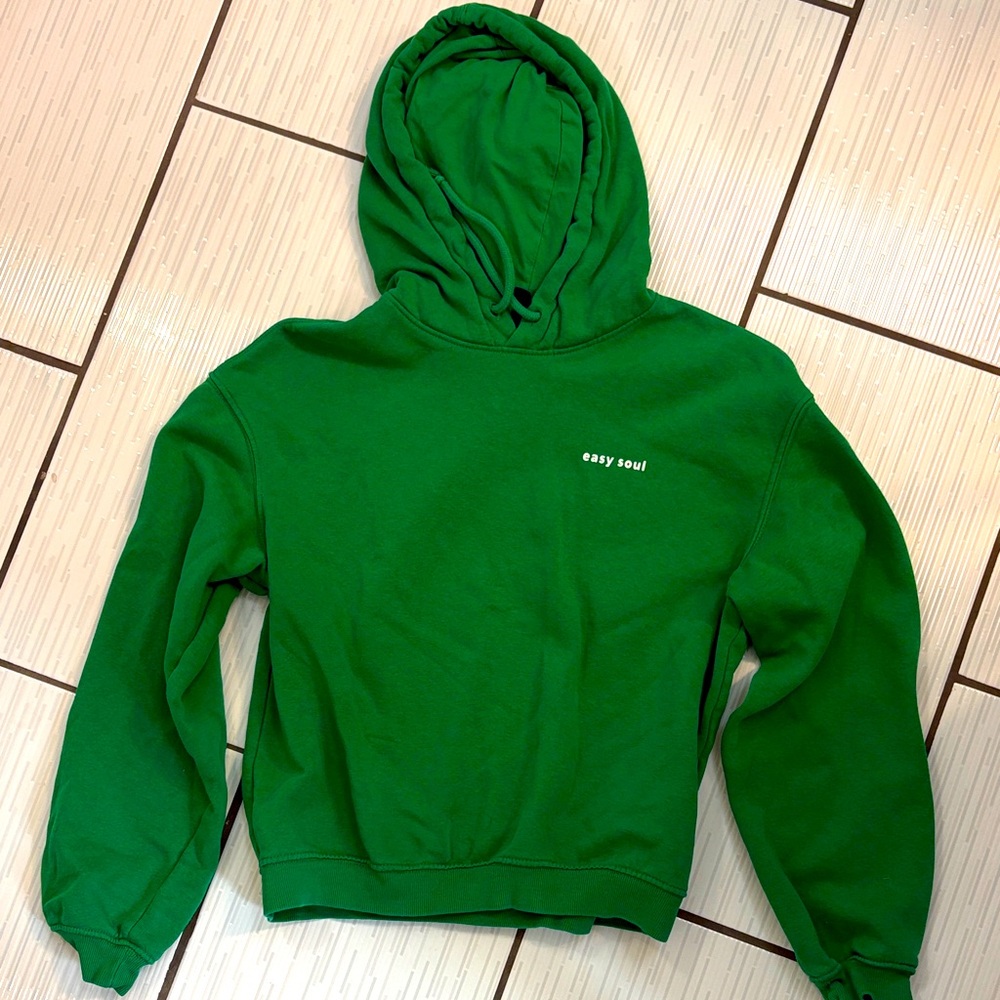 Divided Green Hoodie